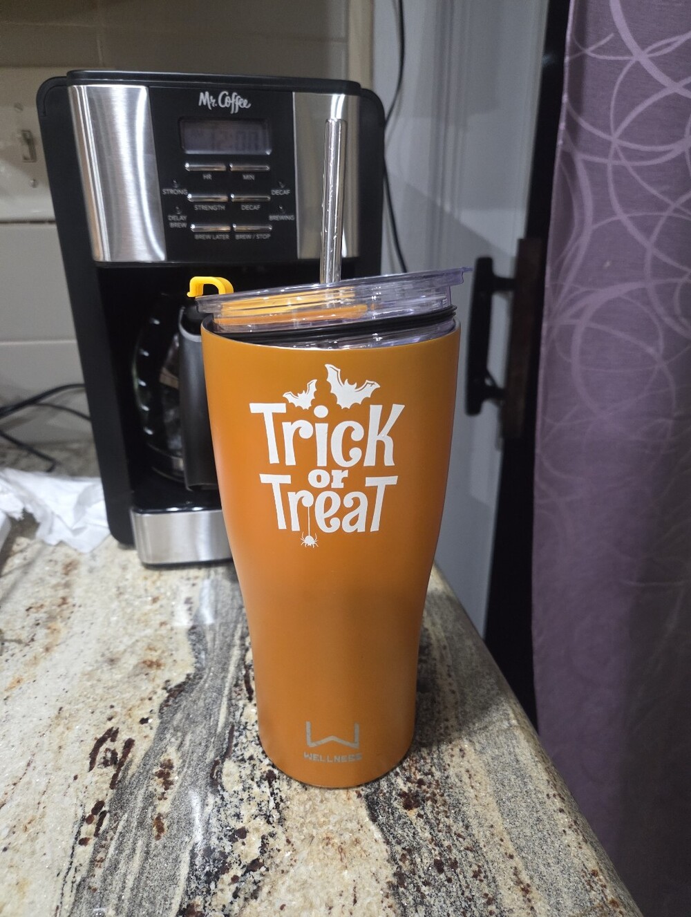 Wellness 20 oz. Double-Wall Stainless Steel Tumbler